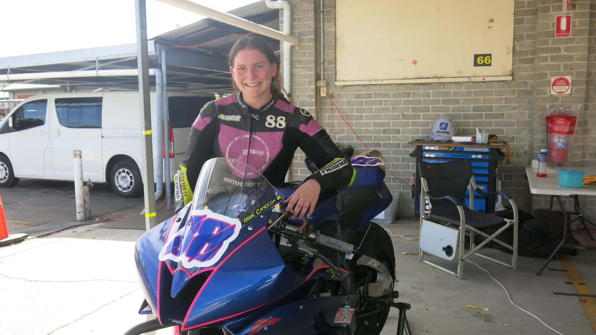 Ladies take to the track