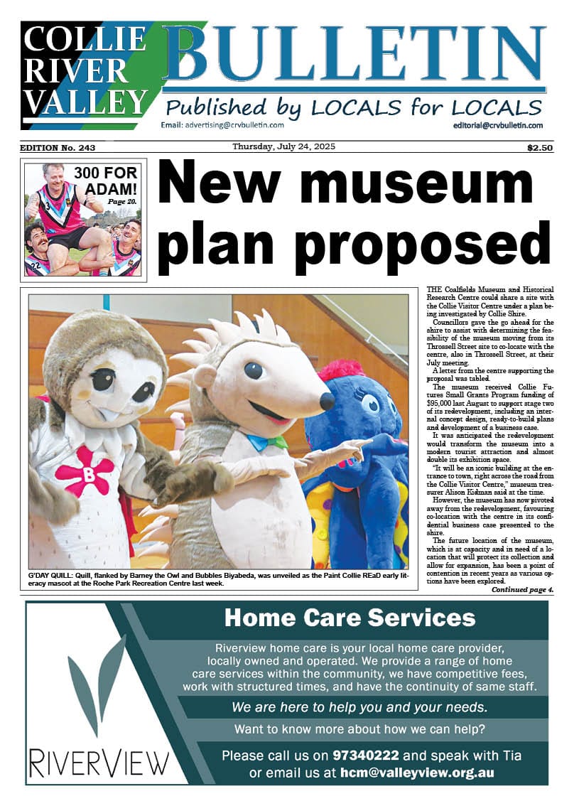 Collie River Valley Bulletin - July 24, 2025