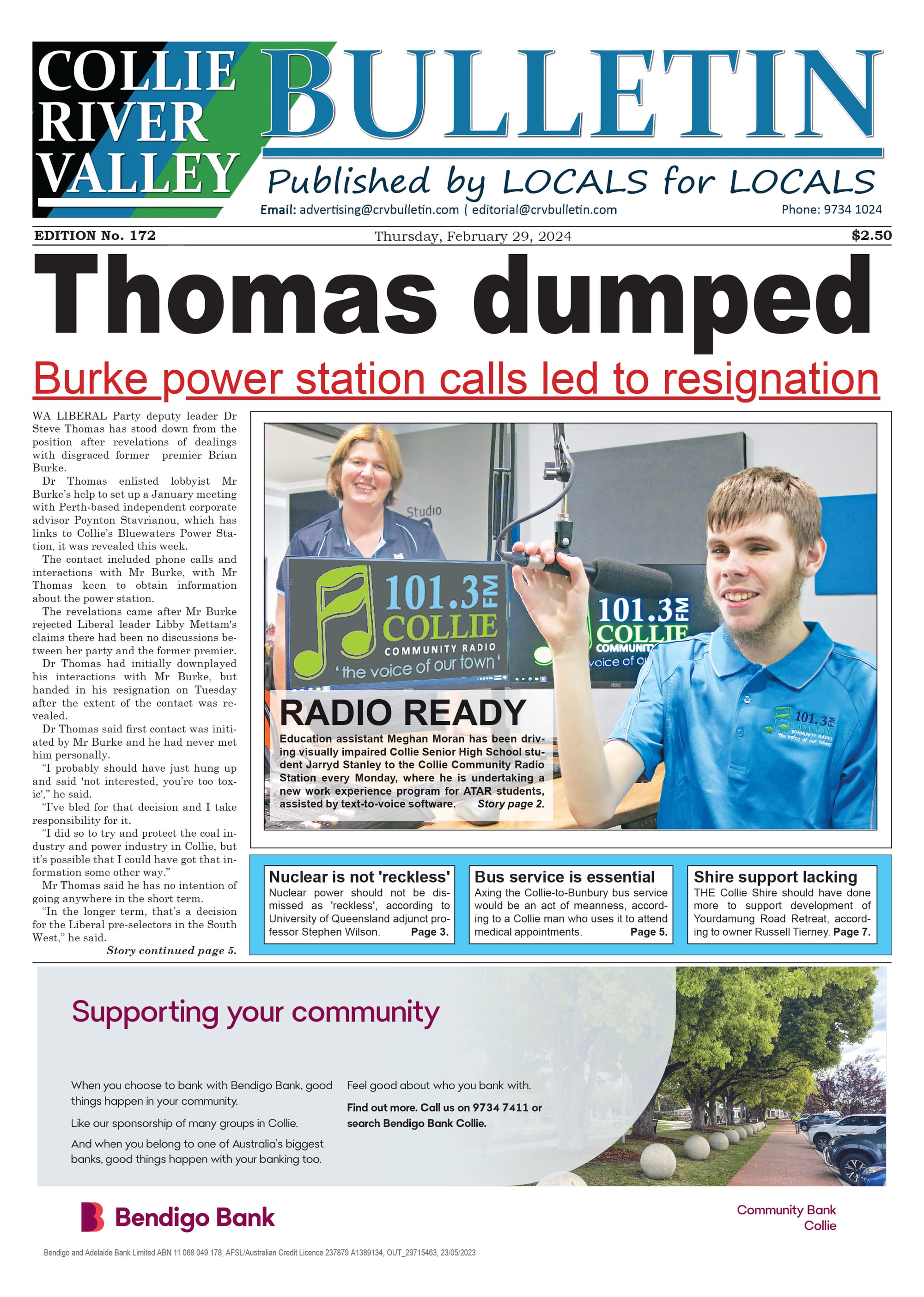 Collie River Valley Bulletin, February 29, 2023