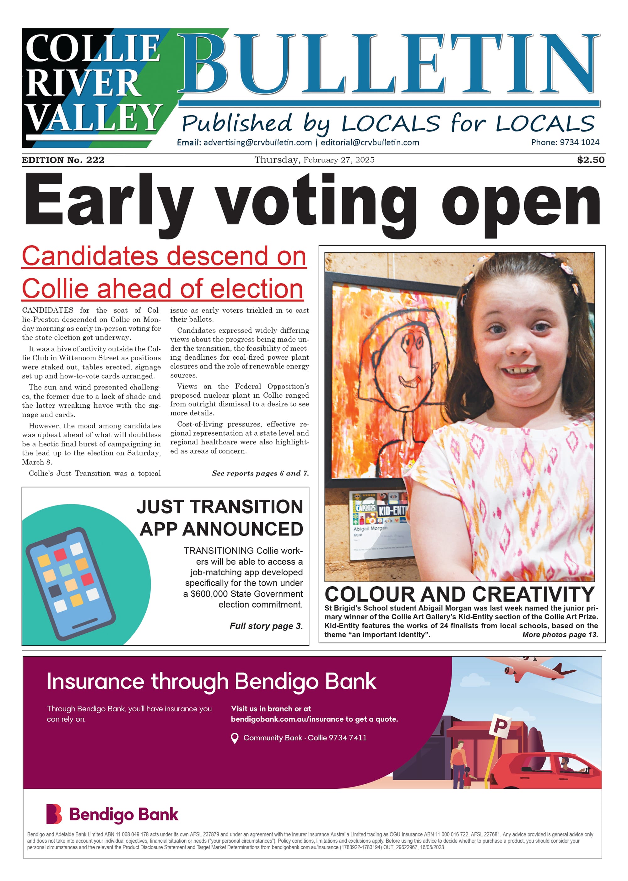 Collie River Valley Bulletin, February 27, 2025
