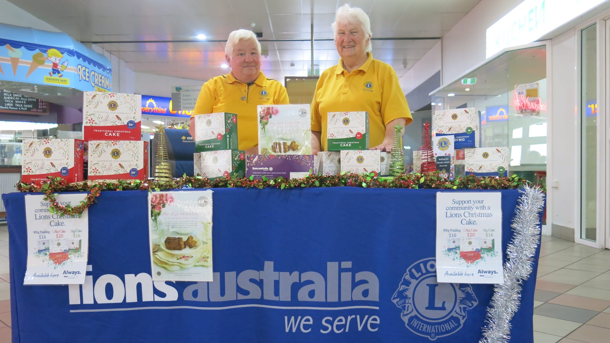 Lions Christmas cakes going fast