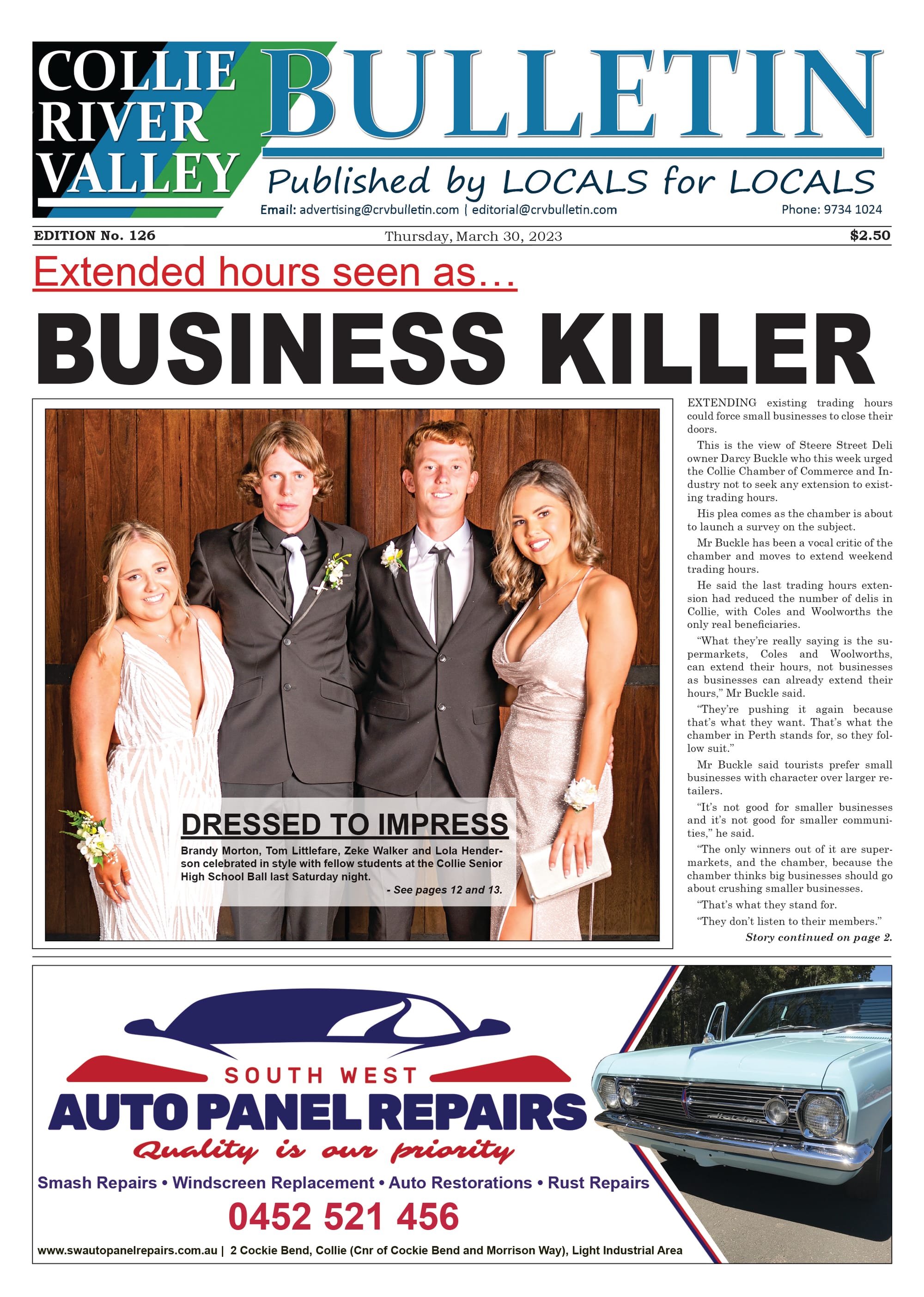 Collie River Valley Bulletin, March 30, 2023