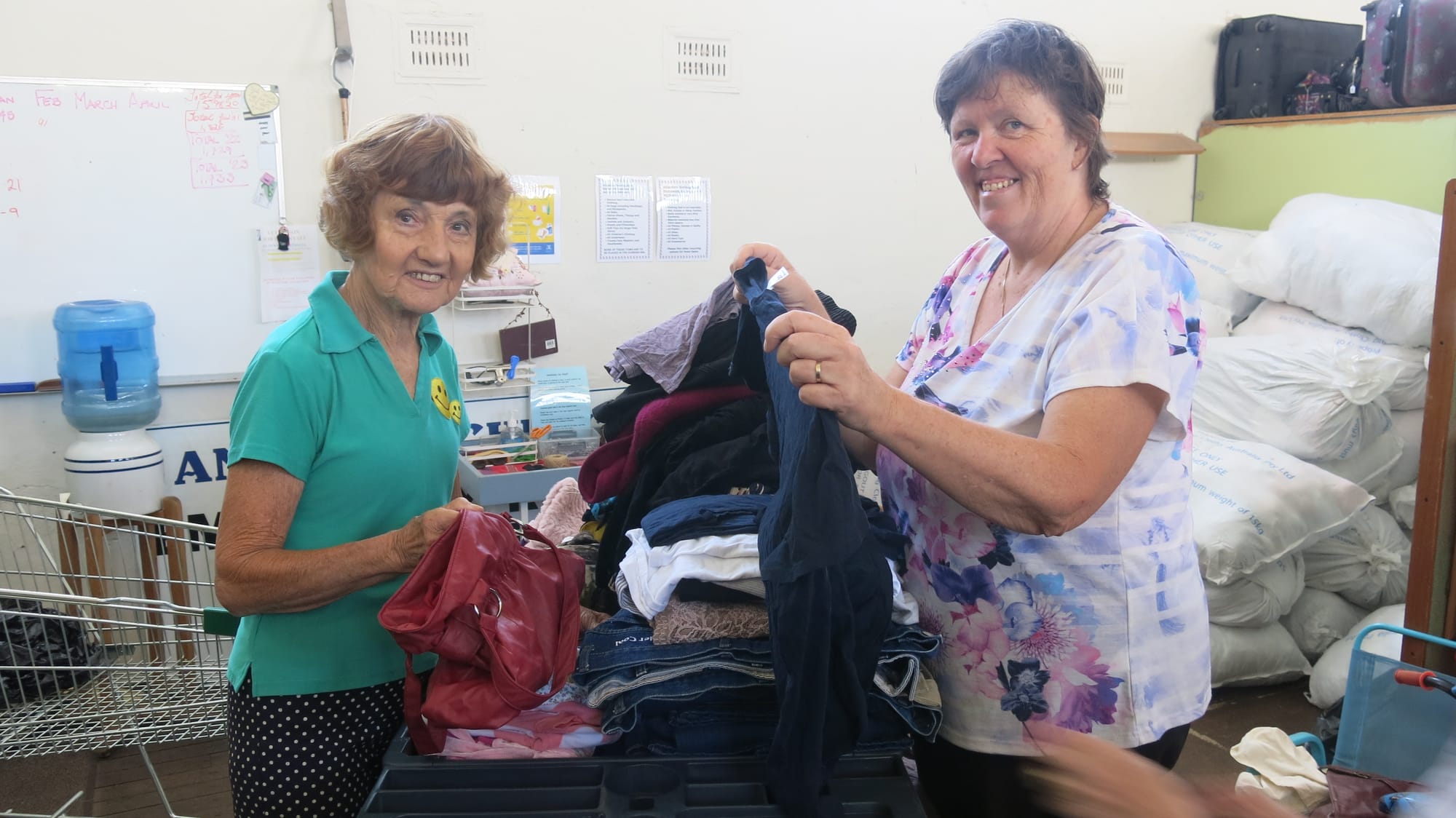 Volunteers on board with op shop