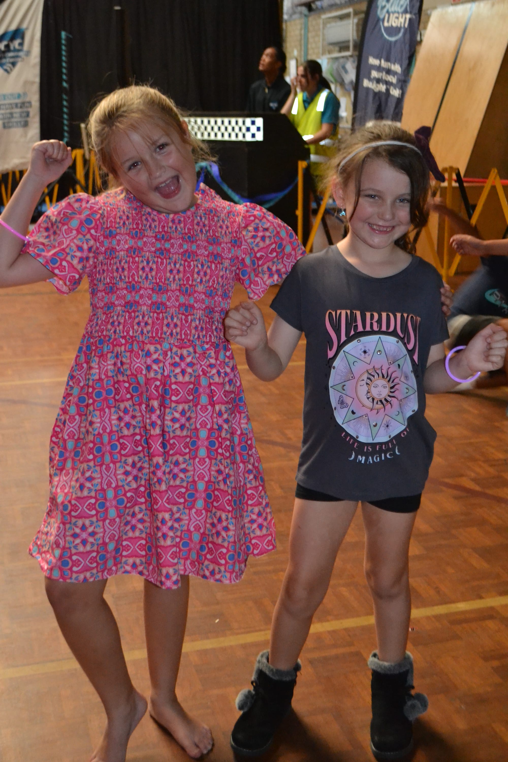 Blue light disco goes off