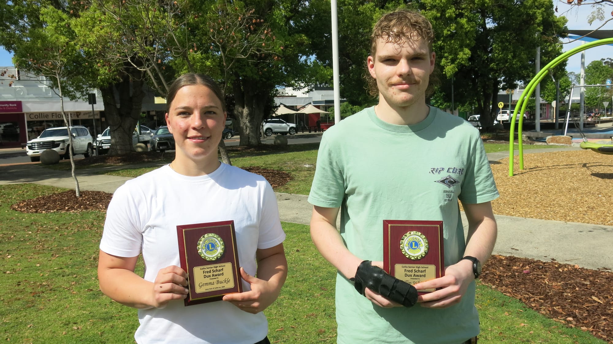 Phillip and Gemma dual dux winners