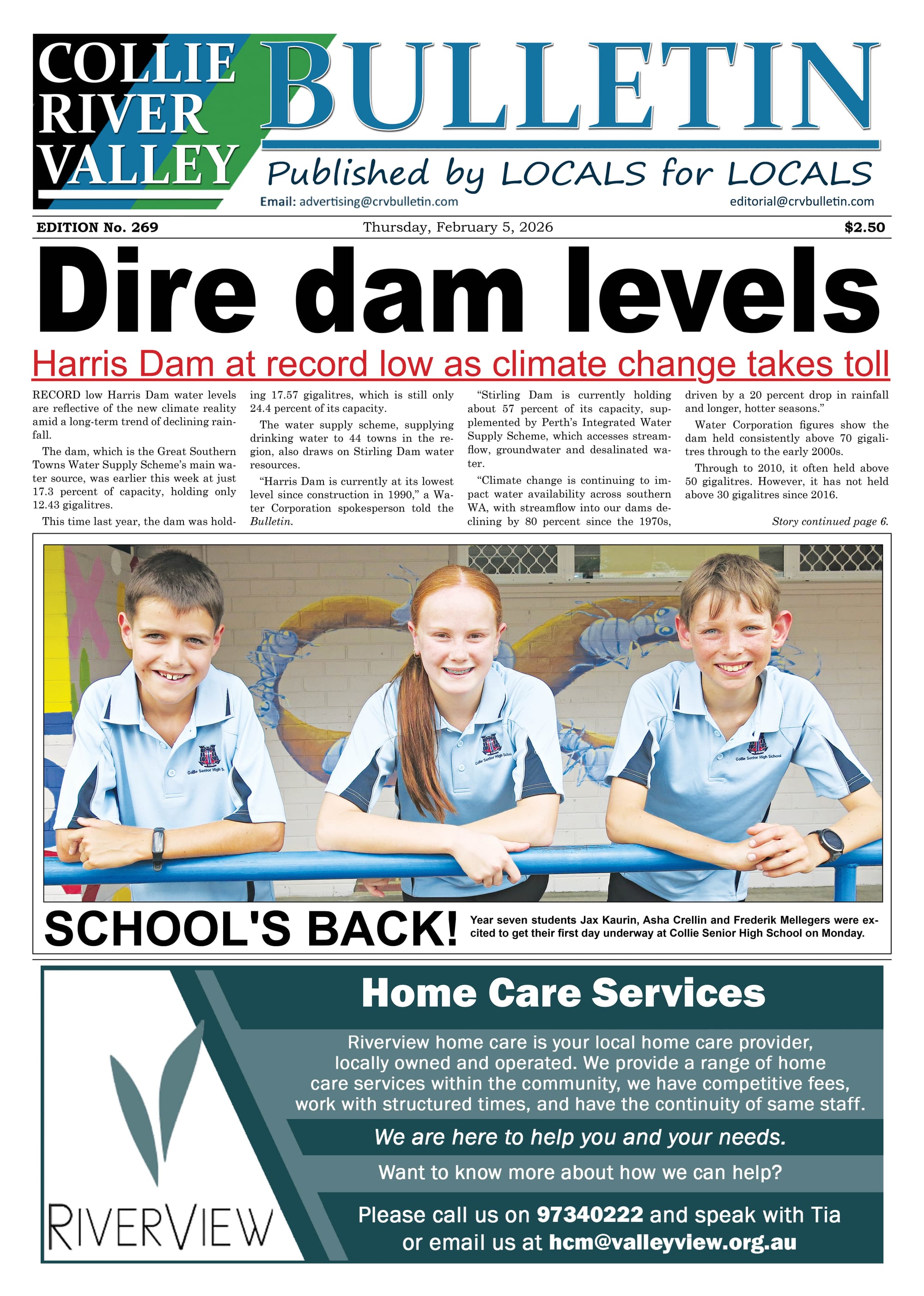 Collie River Valley Bulletin, February 5, 2026