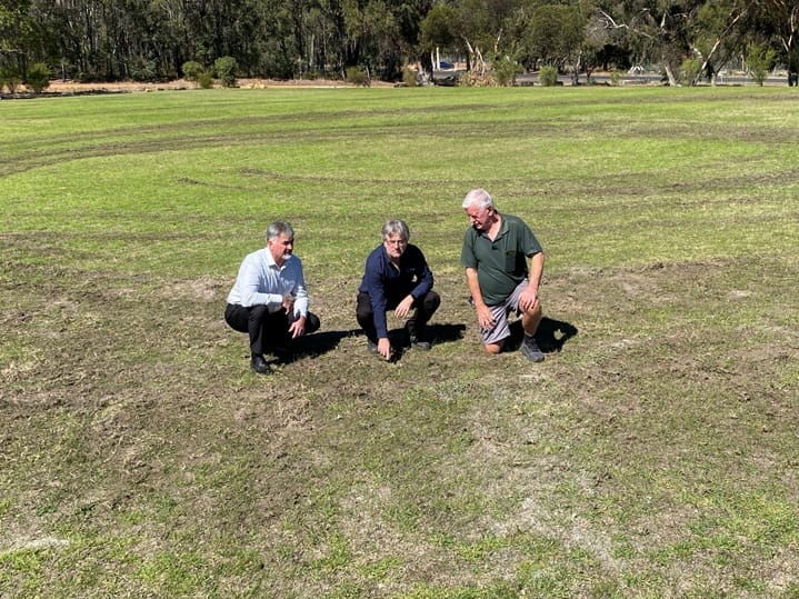 Vandals leave club 'gutted': Shire president hits out at ‘wheelie morons’