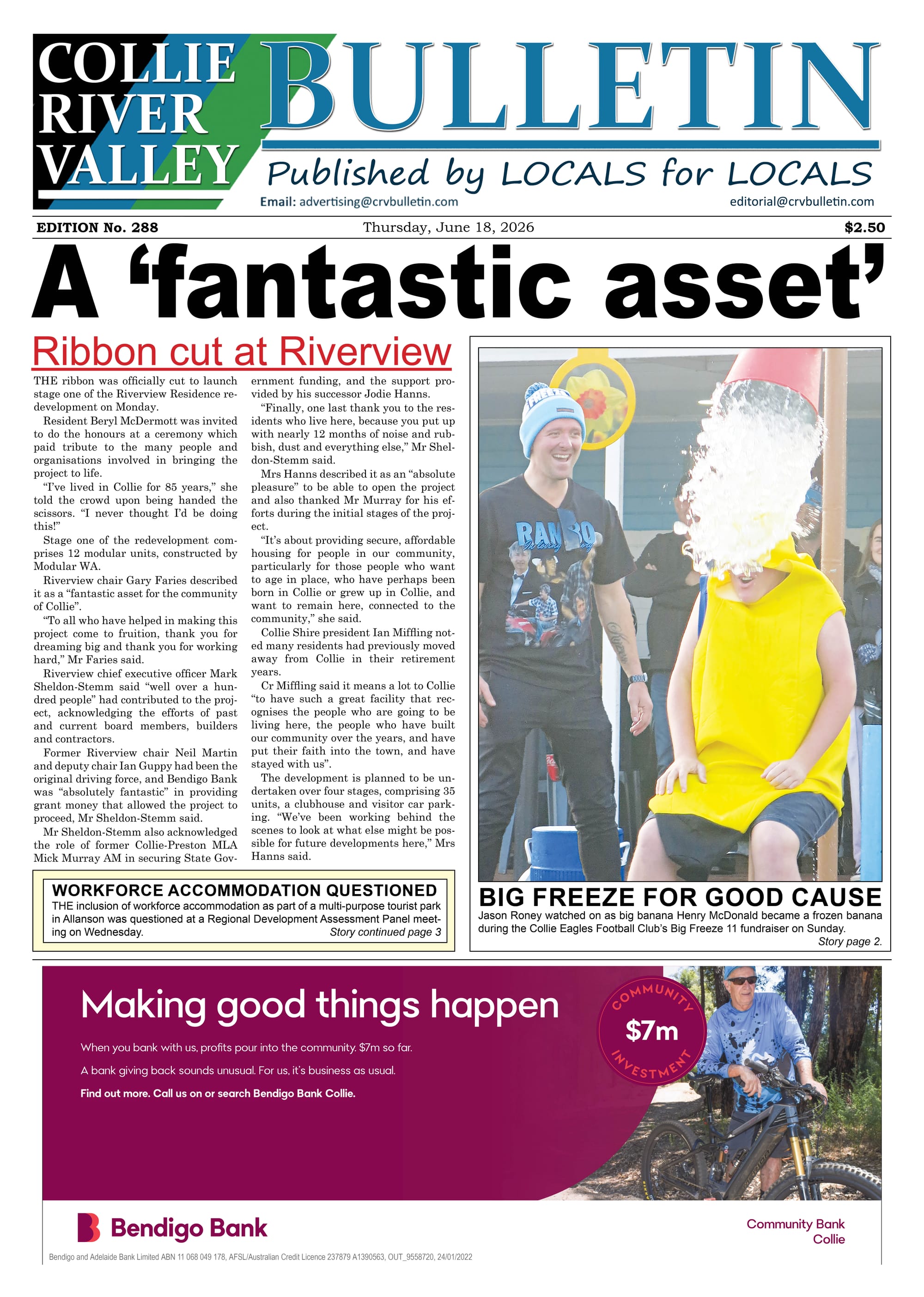 Collie River Valley Bulletin, June 18, 2026  post
                                image