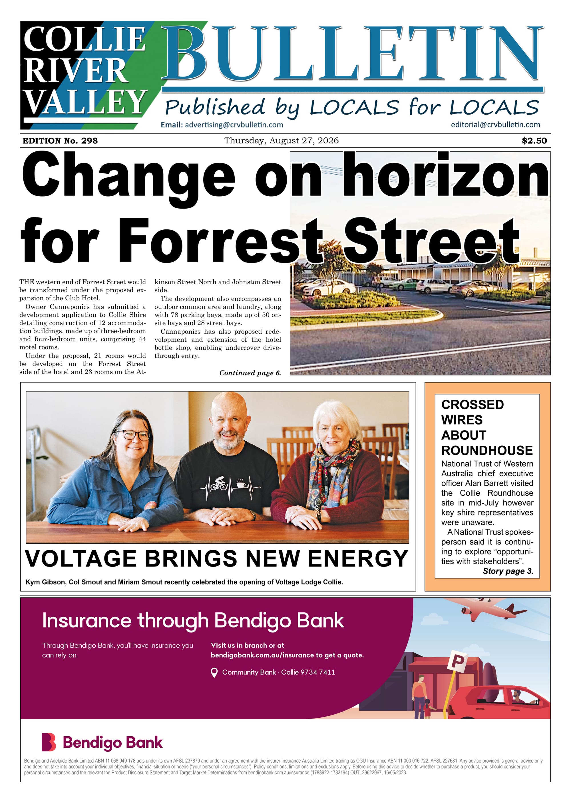 Collie River Valley Bulletin, August 27, 2026