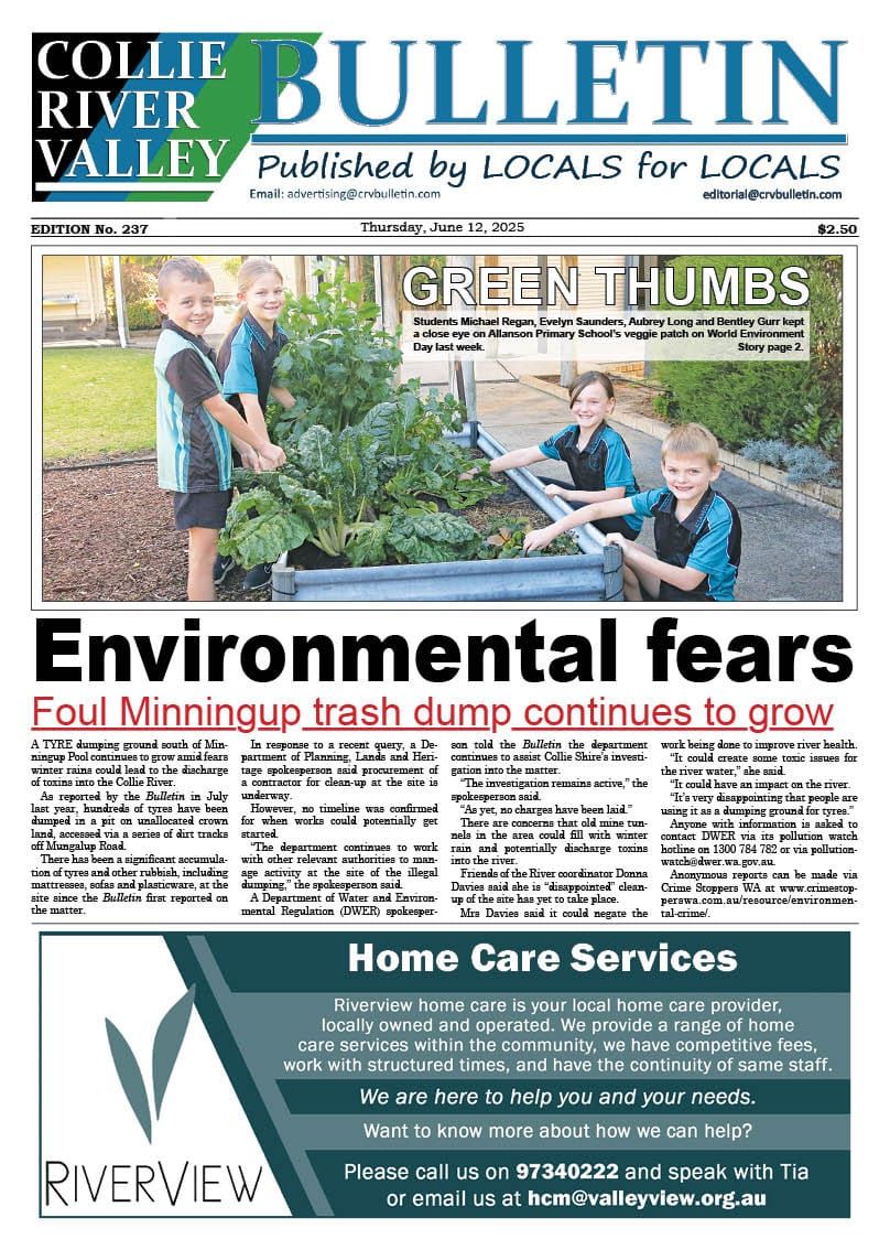 Collie River Valley Bulletin, June 12, 2025 post image