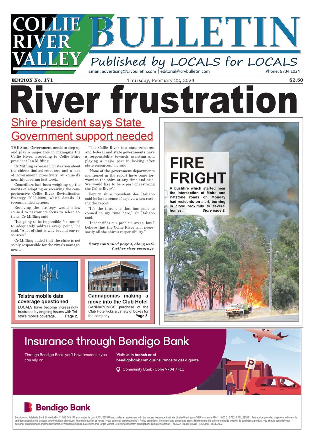 Collie River Valley Bulletin, February 22, 2024 post image