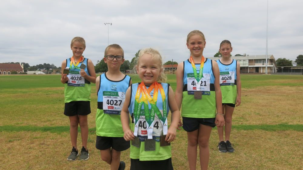 Little Athletics medal haul post image