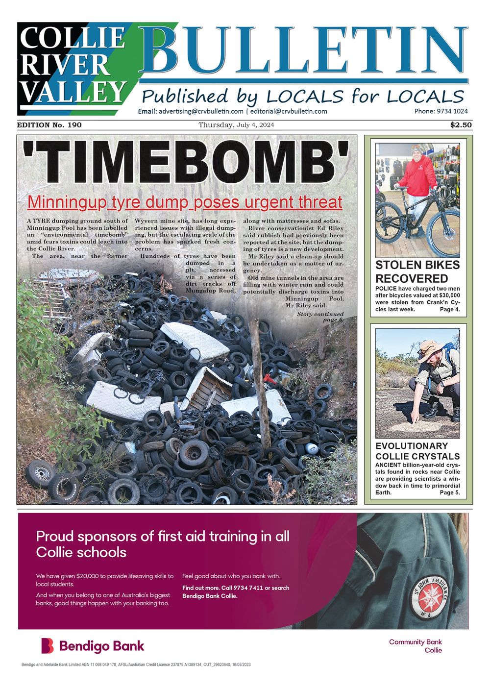 Collie River Valley Bulletin, July 4, 2024 post image
