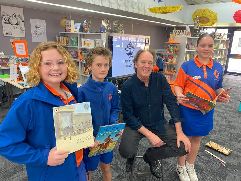 Engaging author’s workshop at Fairview post image