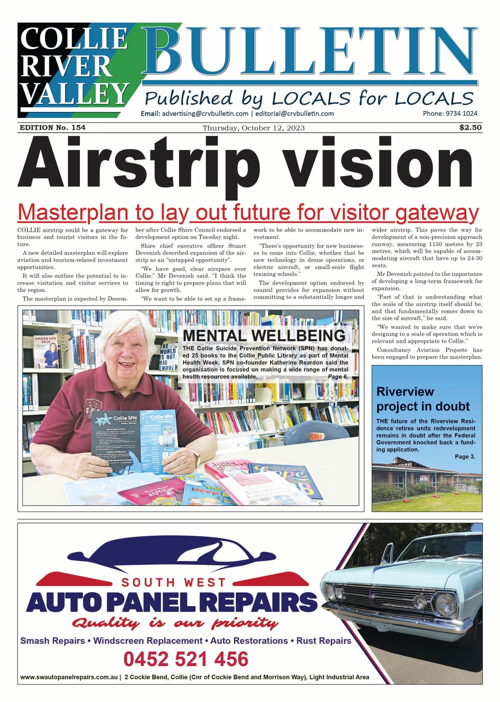 Collie River Valley Bulletin, October 12, 2023 post image