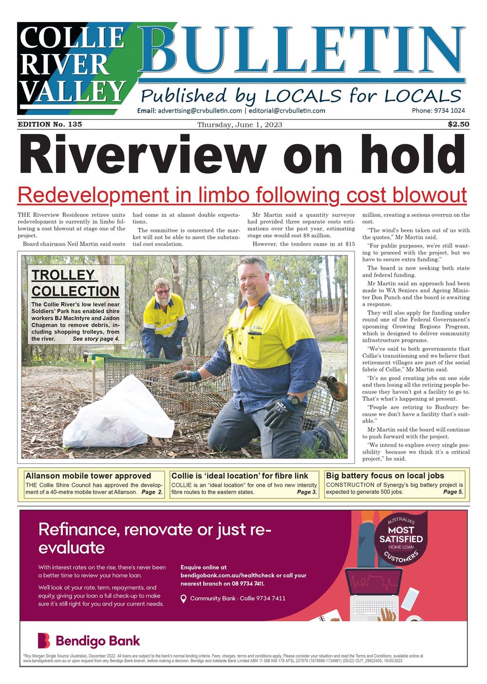 Collie River Valley Bulletin, June 1 post image