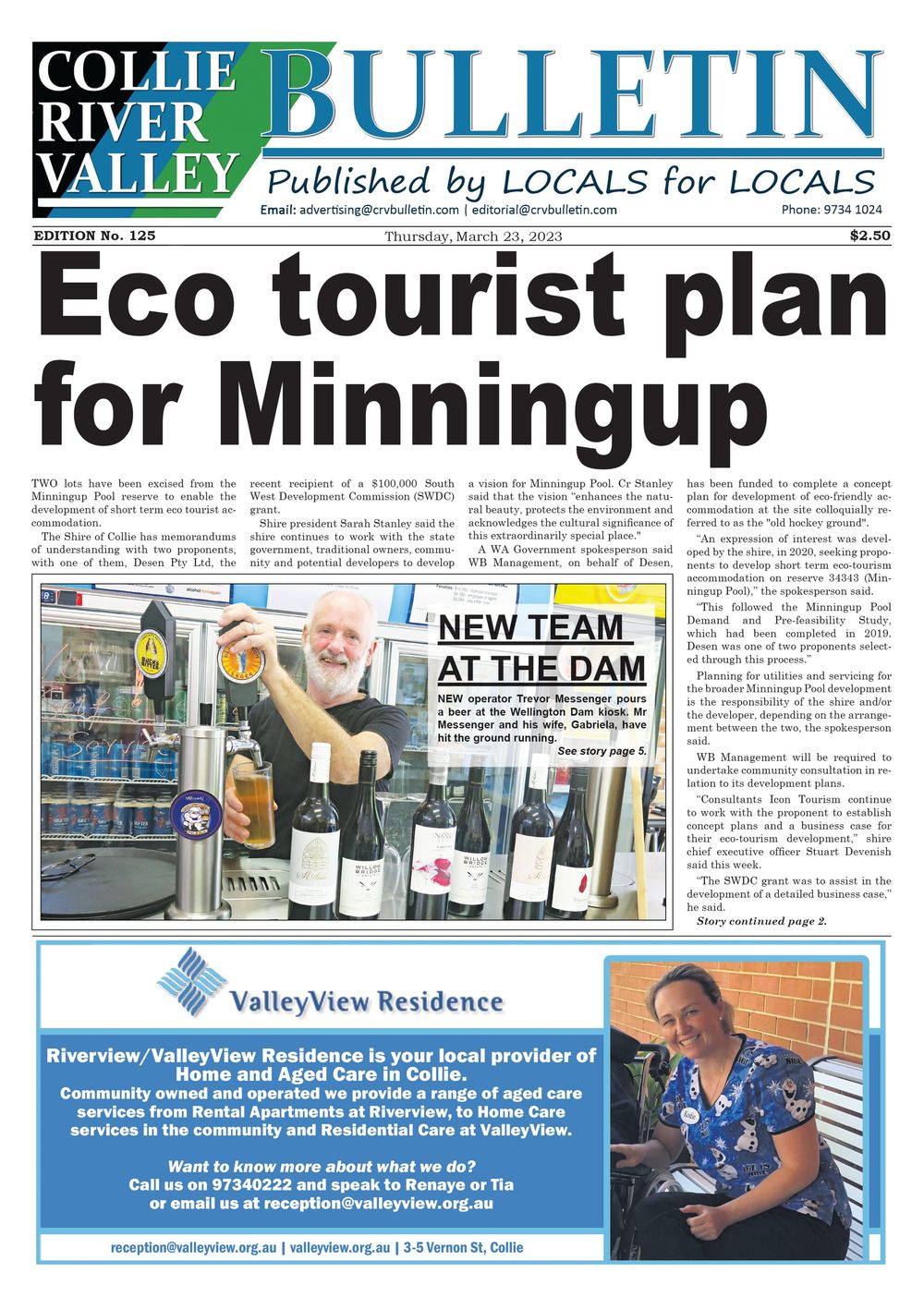 Collie River Valley Bulletin, March 23, 2023 post image