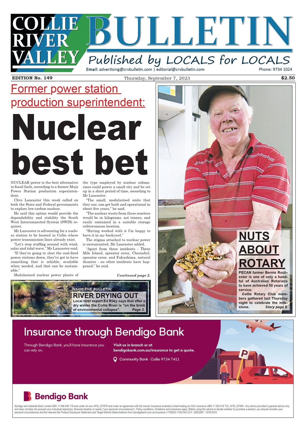 Collie River Valley Bulletin, September 7, 2023 post image