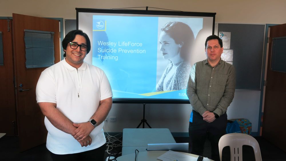 Workshop’s suicide prevention training post image