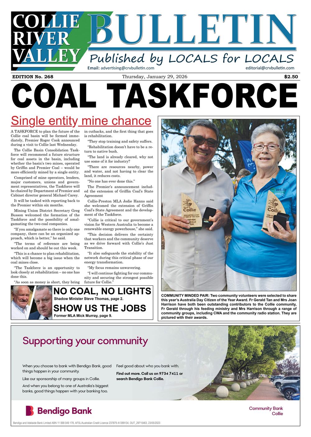 Collie Bulletin, January 29, 2026 post image