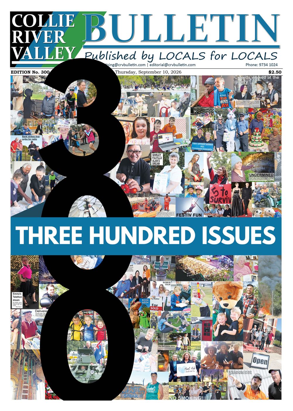 Collie River Valley Bulletin, 300th issue special wrap post image