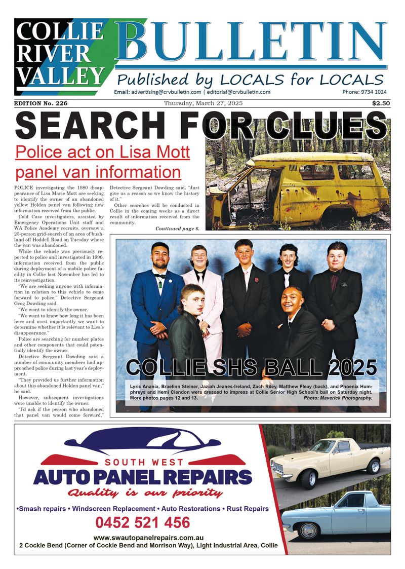 Collie River Valley Bulletin, March 27, 2025 post image