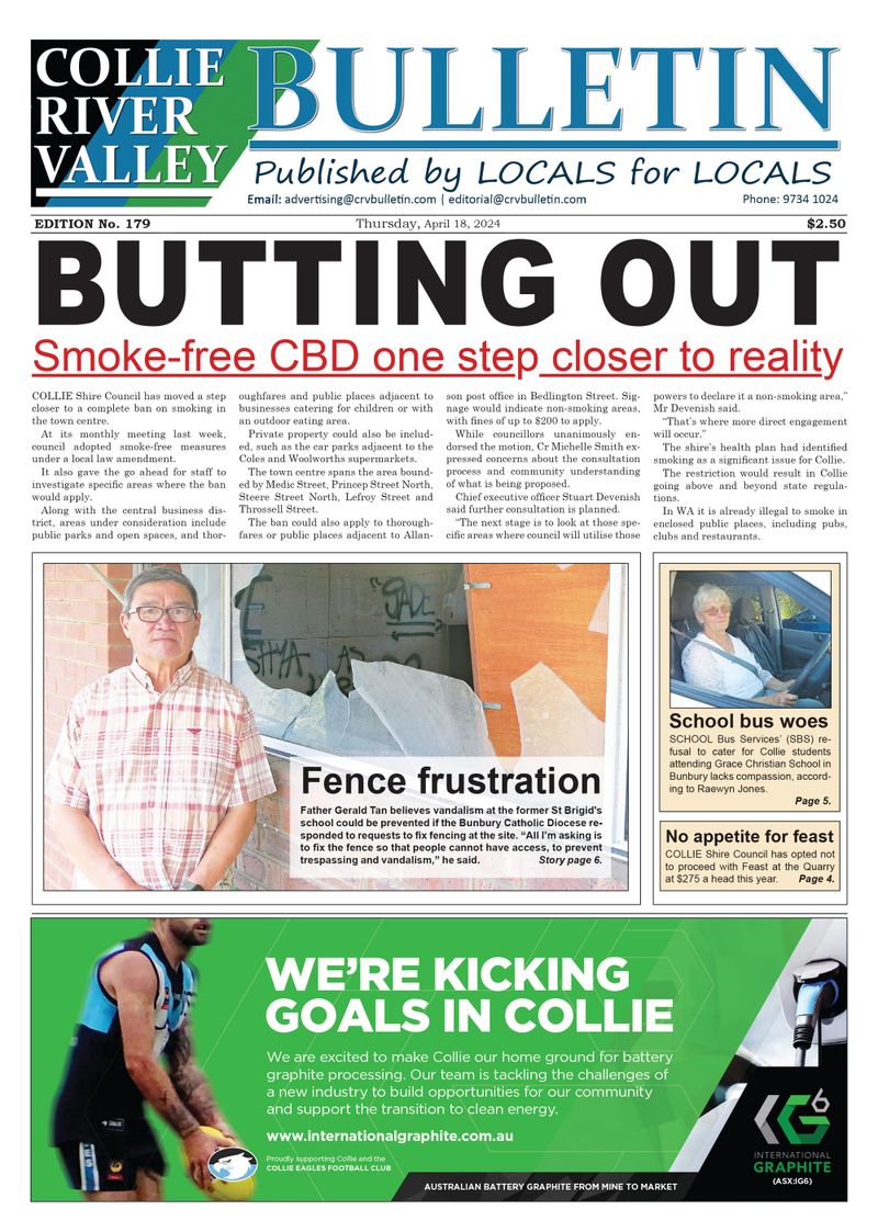 Collie River Valley Bulletin, April 18, 2024 post image