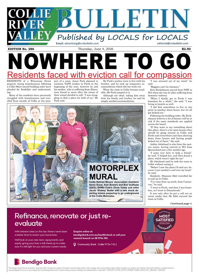 Collie River Valley Bulletin, June 4, 2026 post image