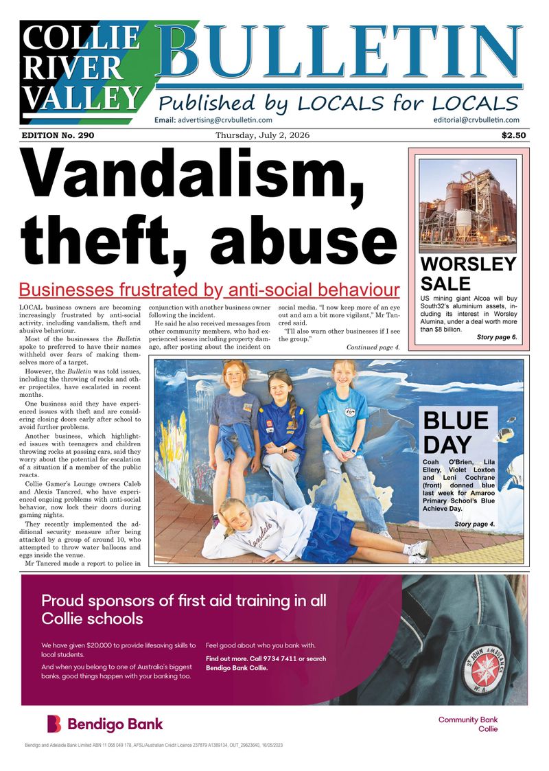 Collie River Valley Bulletin, July 2, 2026 post image