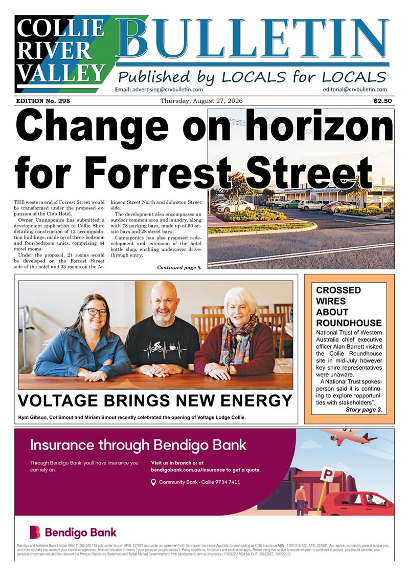Collie River Valley Bulletin, August 27, 2026 post image