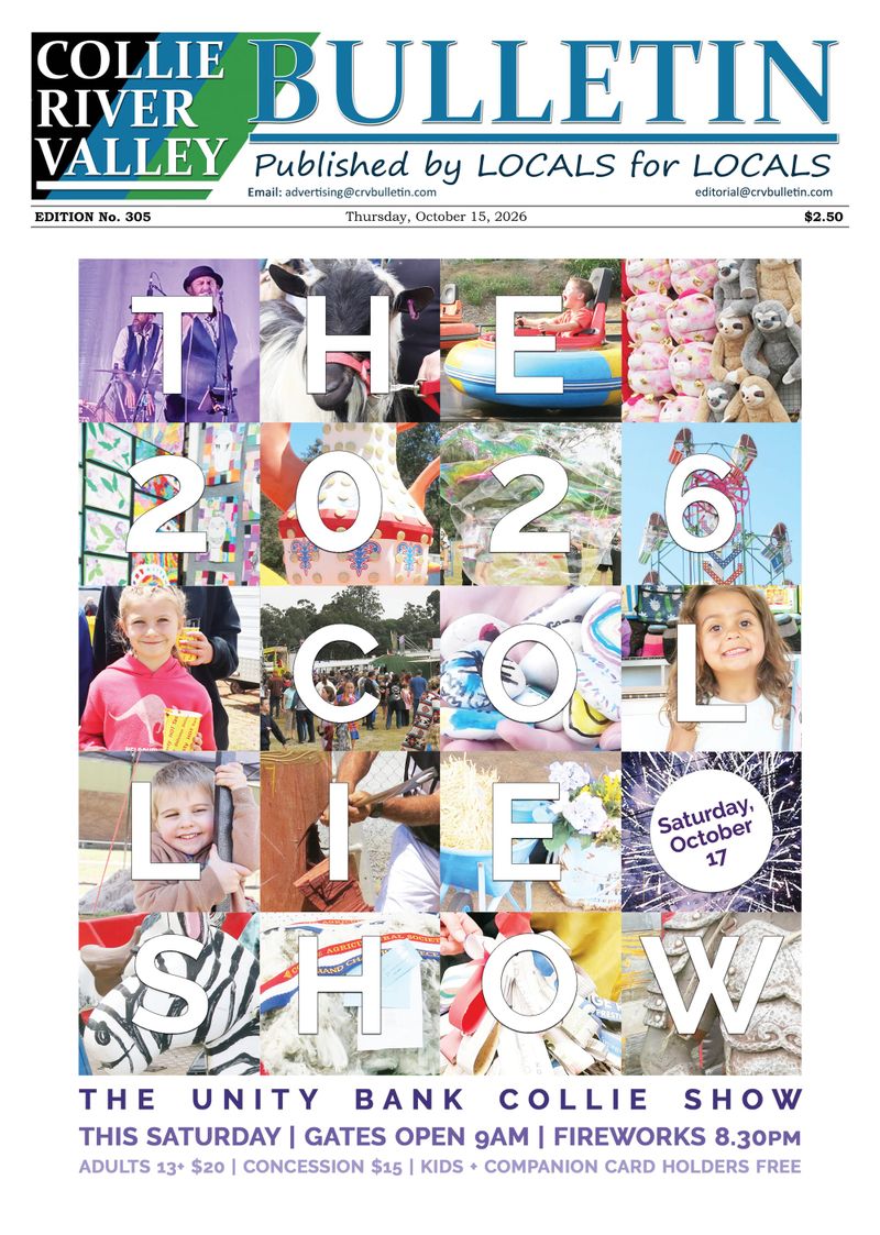 Collie River Valley Bulletin, Collie Show wrap, October 15, 2026 post image