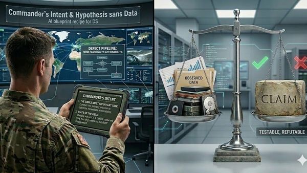 No Plan Survives Contact with the Data: Why AI Blueprints Need a Commander's Intent