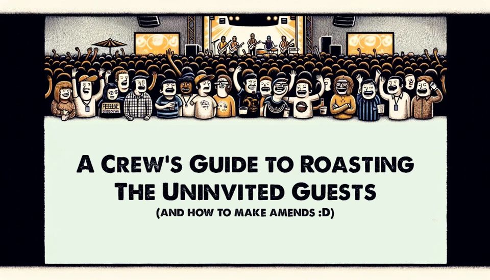 The Uninvited Guests: A Crew’s Guide to Roasting Guest List Freeloaders (and How to Make Amends)