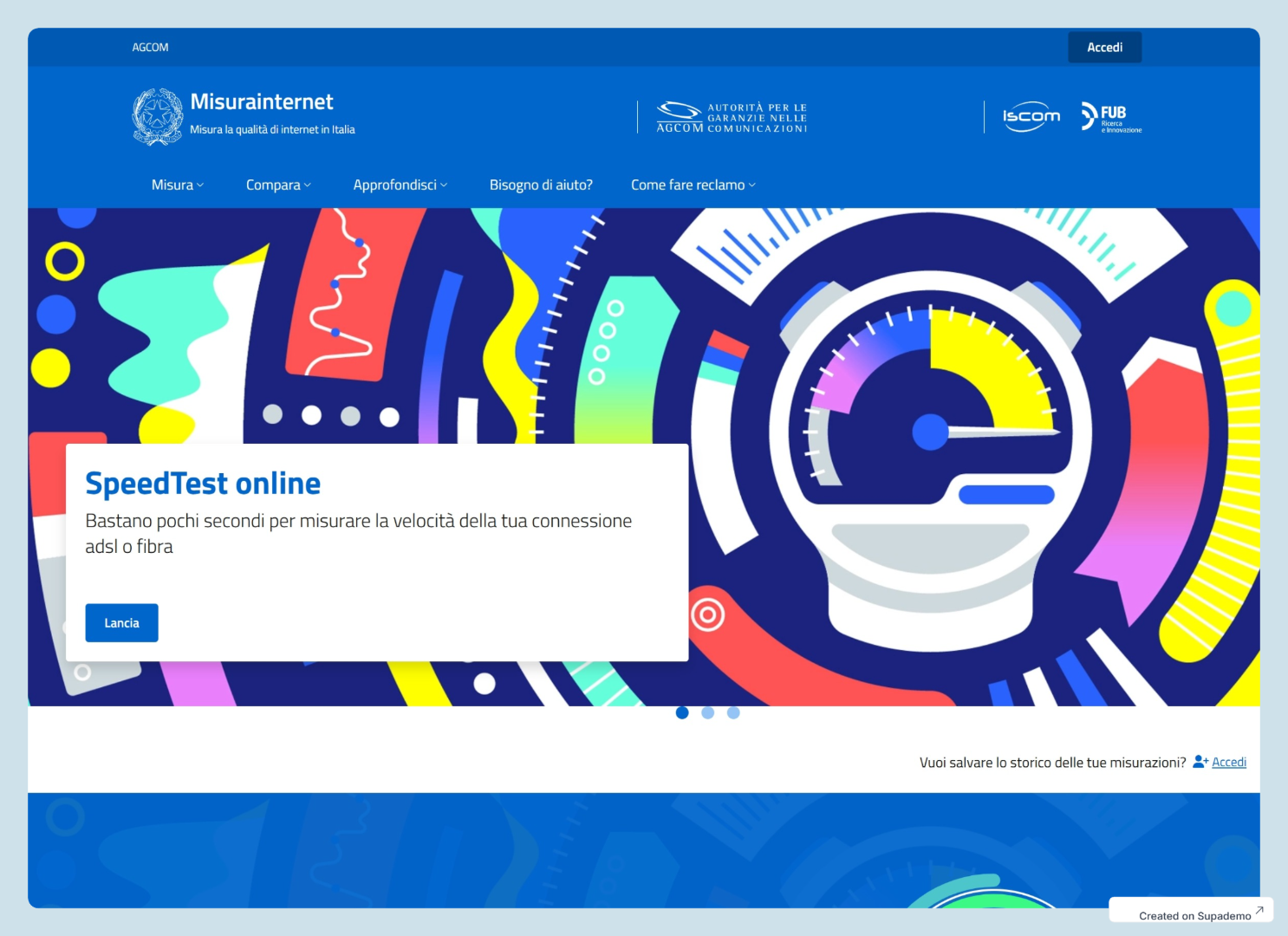 Certifica la connessione internet con Misurainternet AGCOM