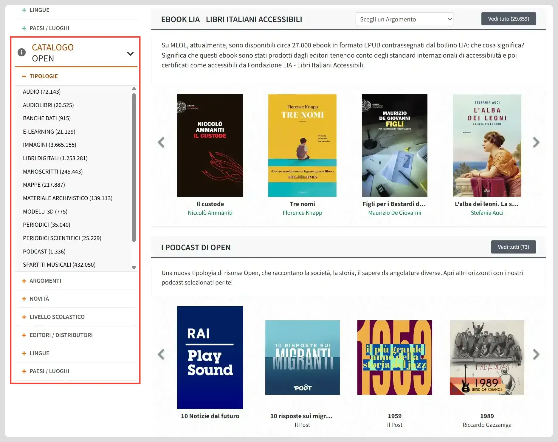 Salvadenari - Open Categoria MLOL - Tutto gratis - Catalogo Open MLOL - Nessun limite