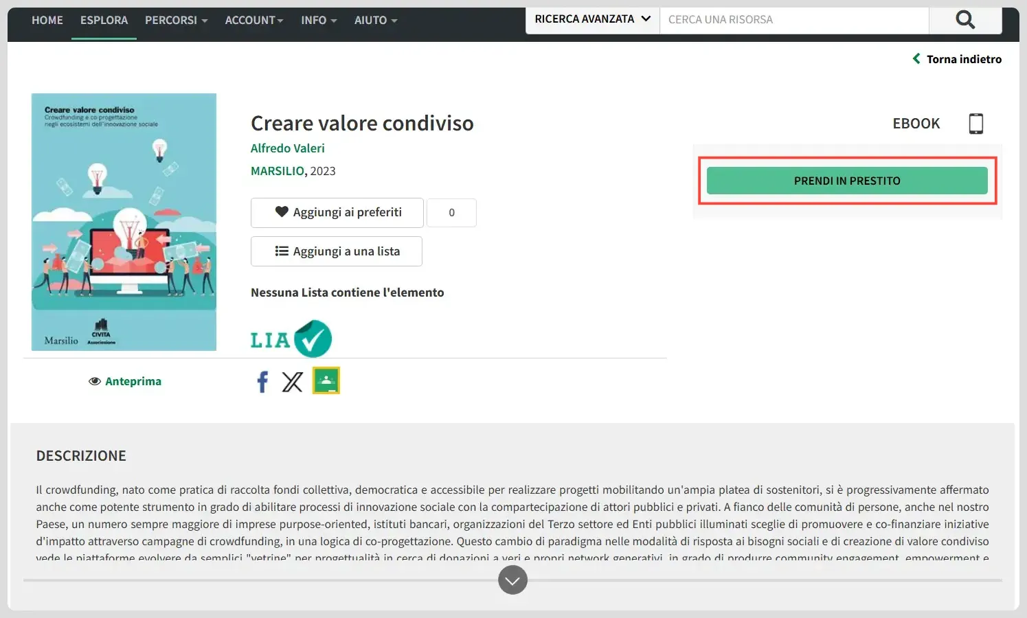 Salvadenari - Prestito MLOL - Prenota MLOL - Prendi in Prestito - Biblioteca digitale - Tutto gratis