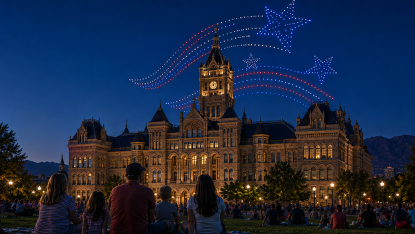 Salt Lake Swapped Sparks for Swarms. That’s Bigger Than the Fourth of July.