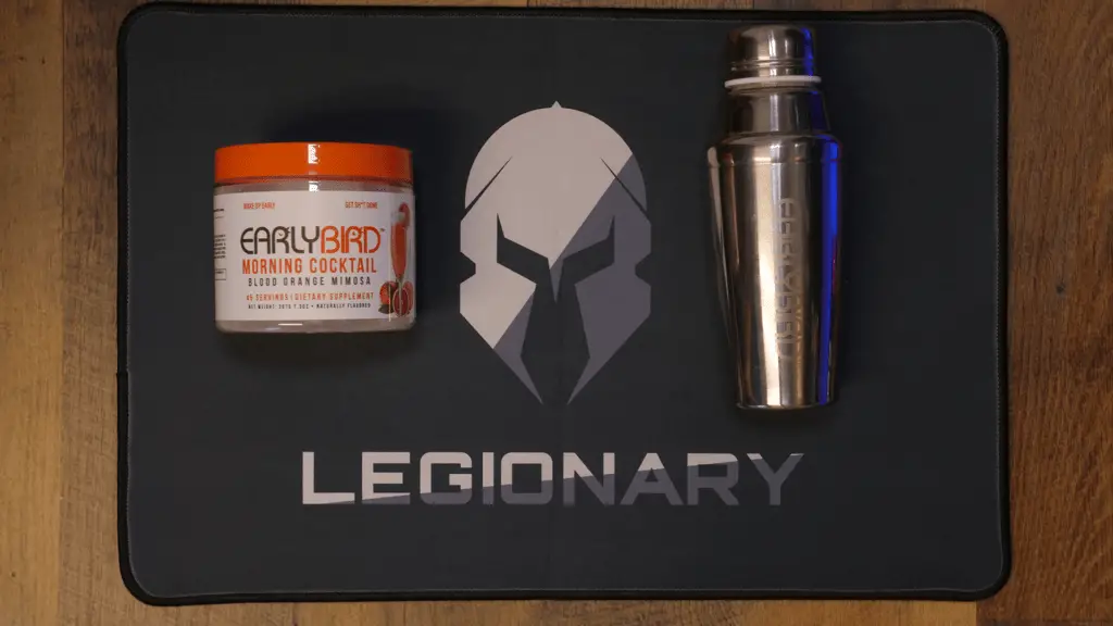 EarlyBird Morning Cocktail tub with shaker bottle