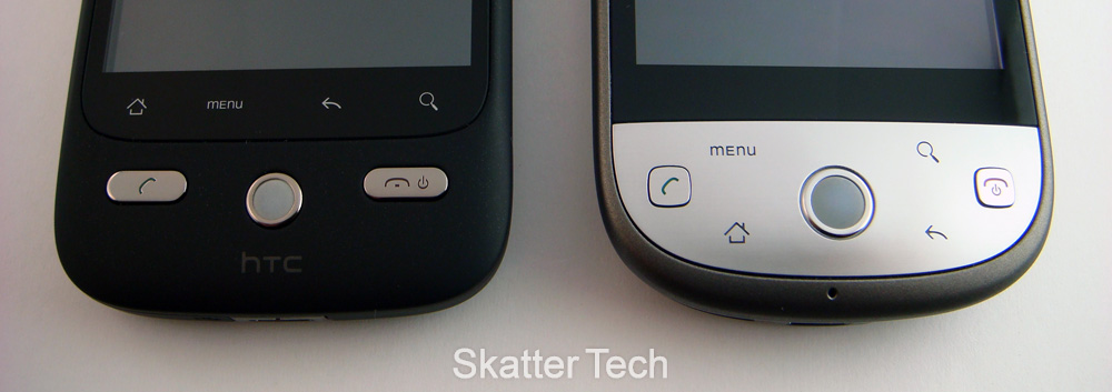 Droid Eris vs. HTC Hero - Keys