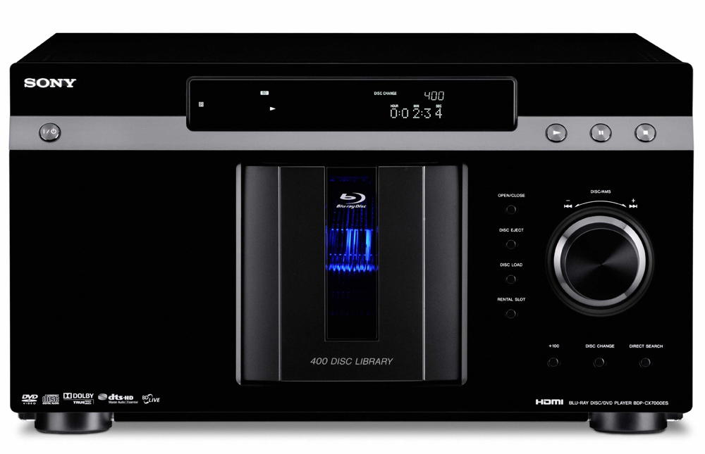 Sony BDP-CX7000ES 400 Blu-ray Disc Mega Changer Sony BDP-CX7000ES 400 Blu-ray Disc Mega Changer