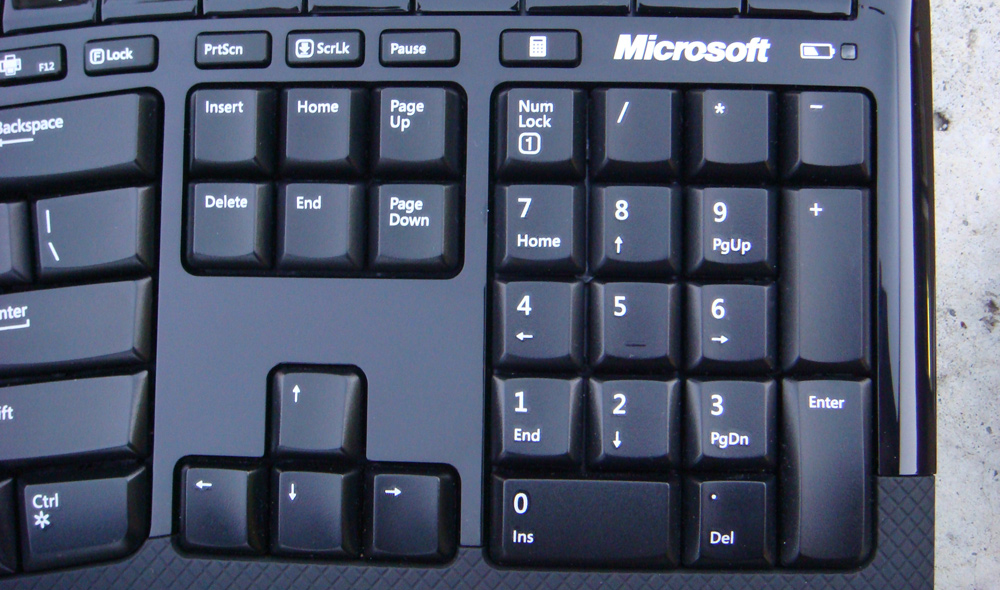 Wireless Comfort Keyboard Numeric Keypad