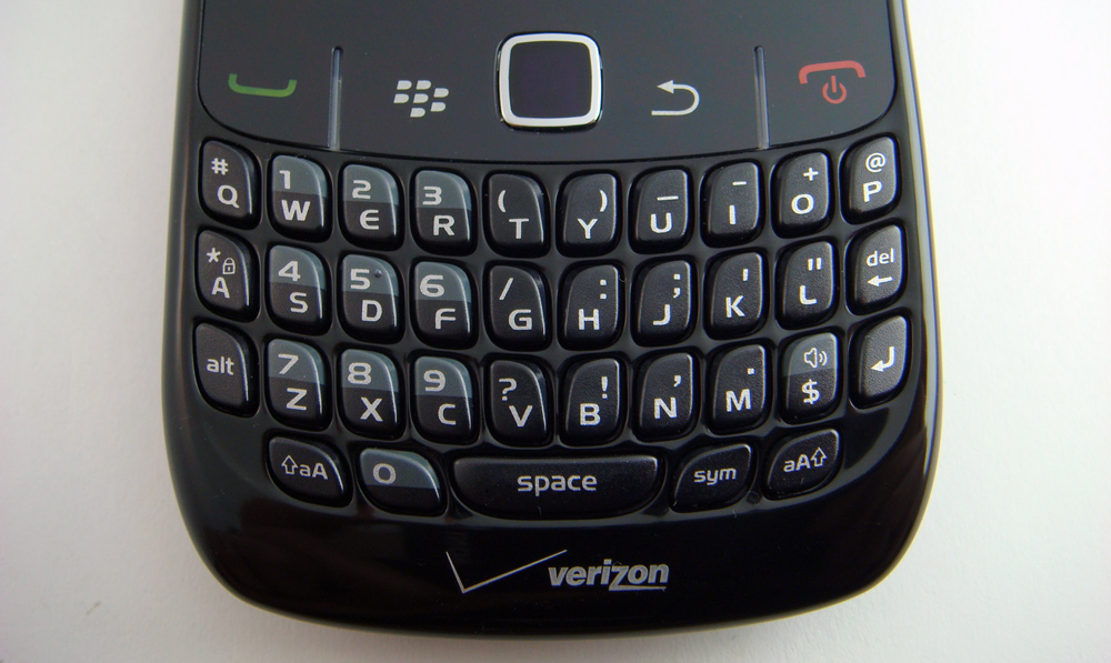 BlackBerry Curve 8530: Keyboard