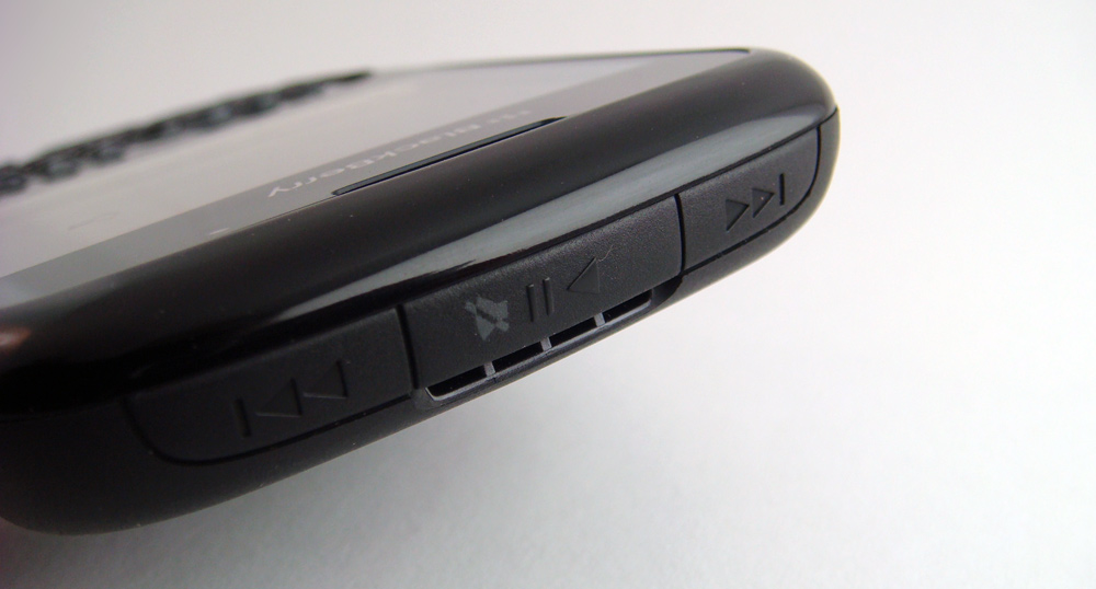BlackBerry Curve 8530: Top