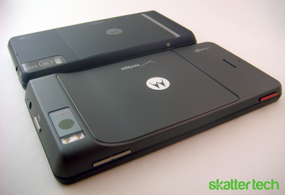 Motorola Droid 2 vs. Motorola Droid X (Back)