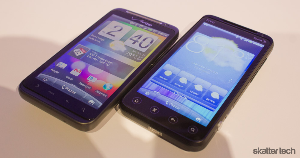 HTC EVO 3D vs. HTC EVO 4G