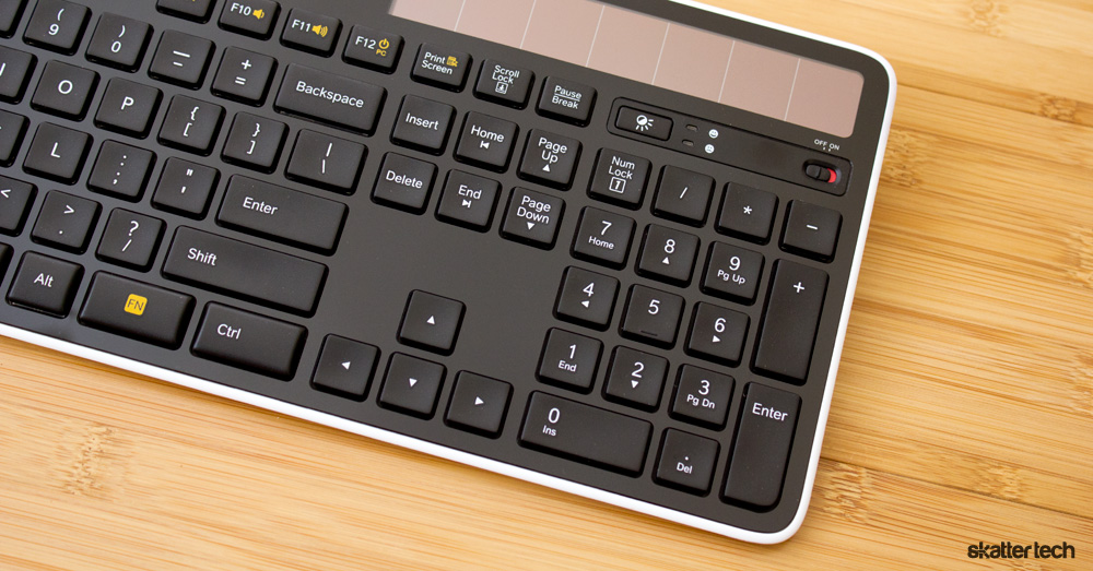 Logitech Wireless Solar Keyboard - Keypad