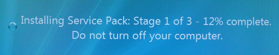 Upgrading To Vista Service Pack 1