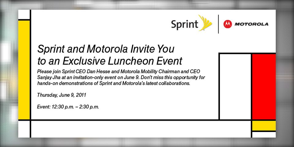 Motorola And Sprint Hosting Press Event Next Week