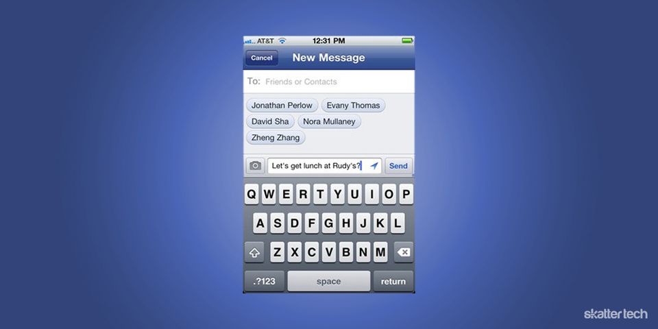 Cancel Your Texting Plan: Facebook Just Released A Messaging App