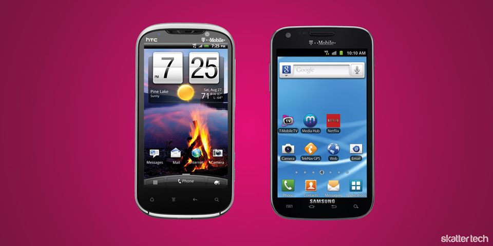 The HTC Amaze And The Samsung Galaxy S II Arrive On T-Mobile